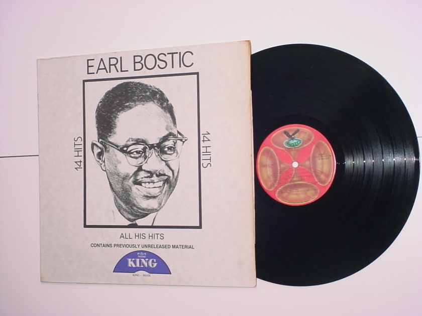 Earl Bostic 14 hits all his hits lp record GUSTO KING K-5010X