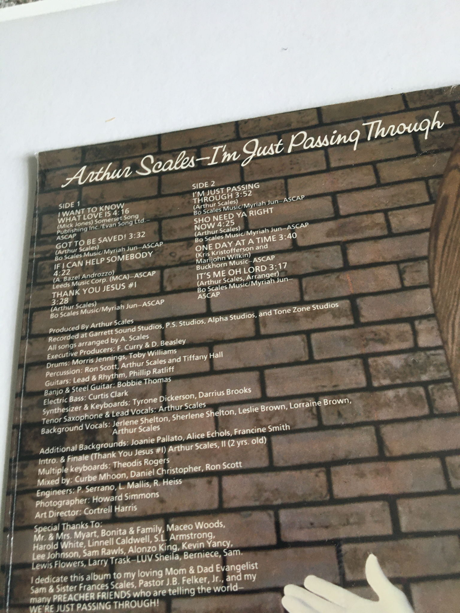 Religious sax jazz Arthur Scales I’m just passing throu... 4