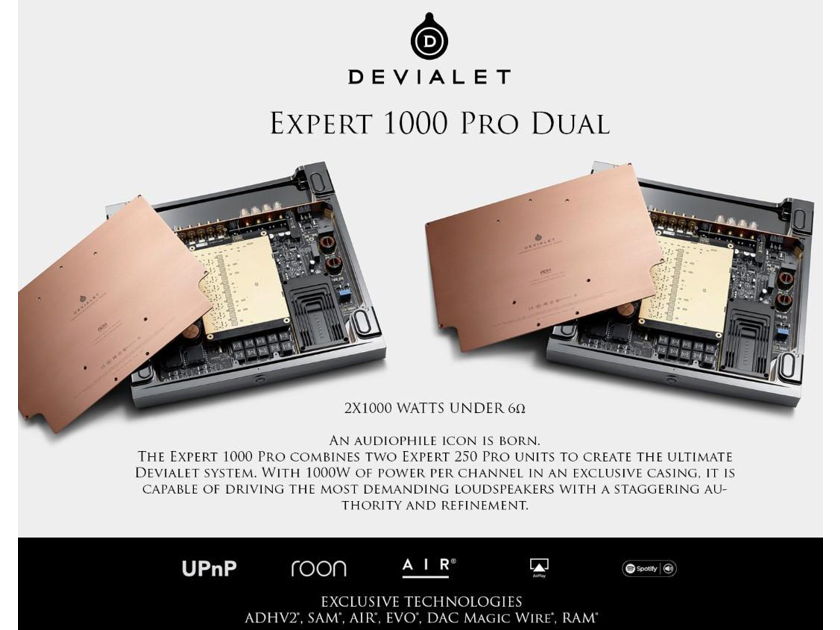 DEVIALET 1000 PRO dual mono integrated amp