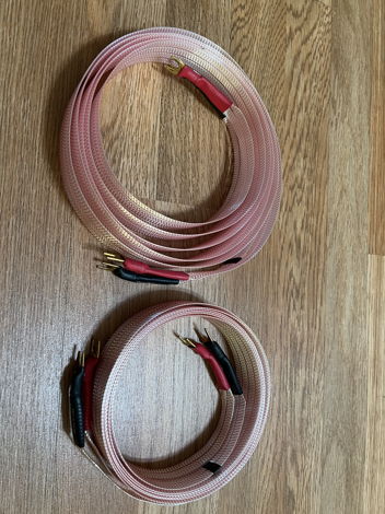 Nordost Heimdall speaker cables 2.5m pair with spades t...