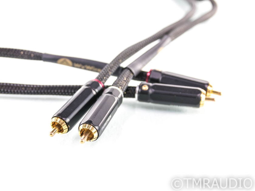 Wywires Gold Series RCA Cables; 4ft Pair Interconnects; Furutech Terminations (26157)