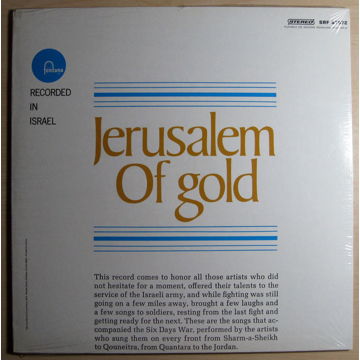 Various - Jerusalem Of Gold SEALED VINYL LP  Fontana Re...