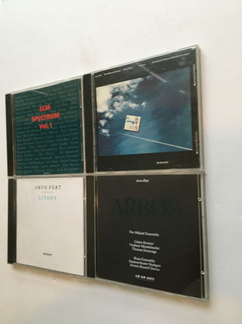 ECM new series Arvo Part  Cd lot of 4 cds Spectrum vol1...