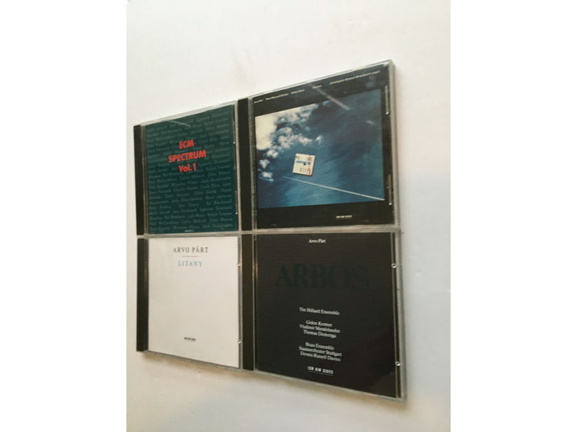 ECM new series Arvo Part  Cd lot of 4 cds Spectrum vol1 see add