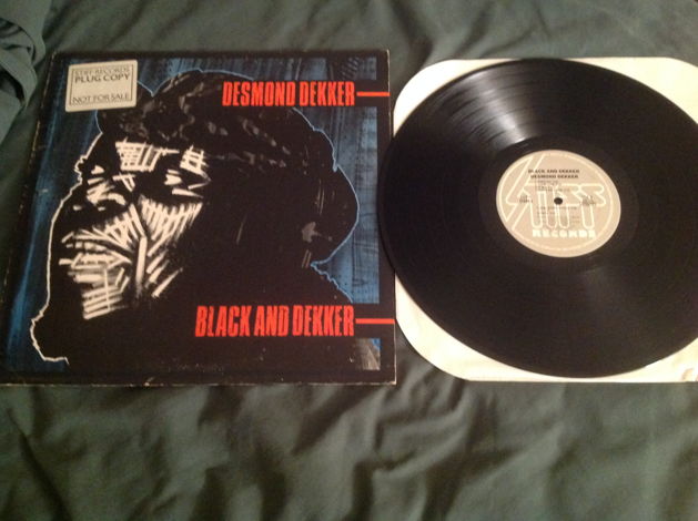 Desmond Dekker Black And Dekker Stiff Records Promo LP