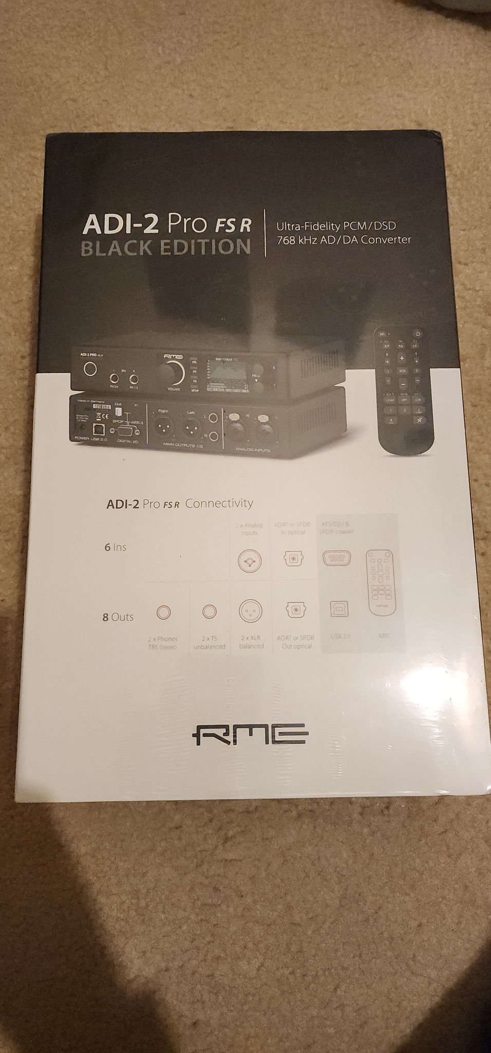 RME ADI-2 PRO FSR Black Edition