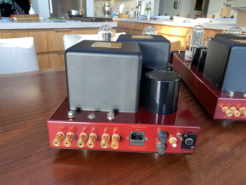 Cary Audio CAD-211m Anniversary Edition Tube Monoblock Amplifier Pair