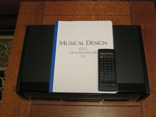 Musical Design CD-2 Signature T-1 Cd Player