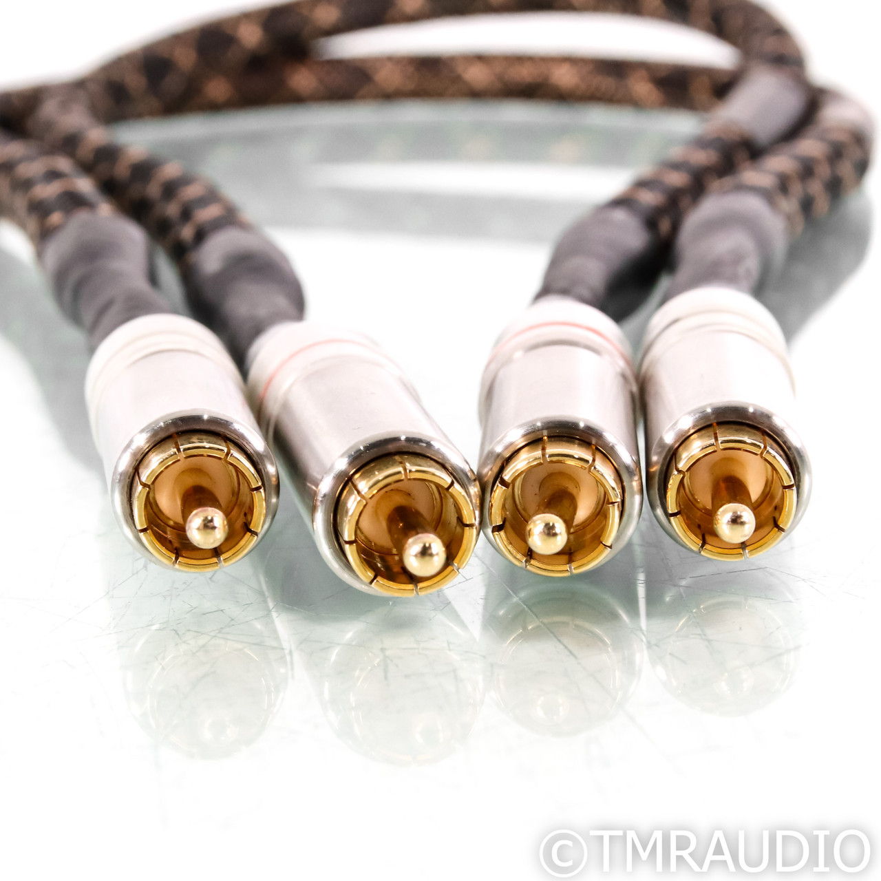 Audio Sensibility Silver Signature V2 RCA Cables; 0.7m ... 4