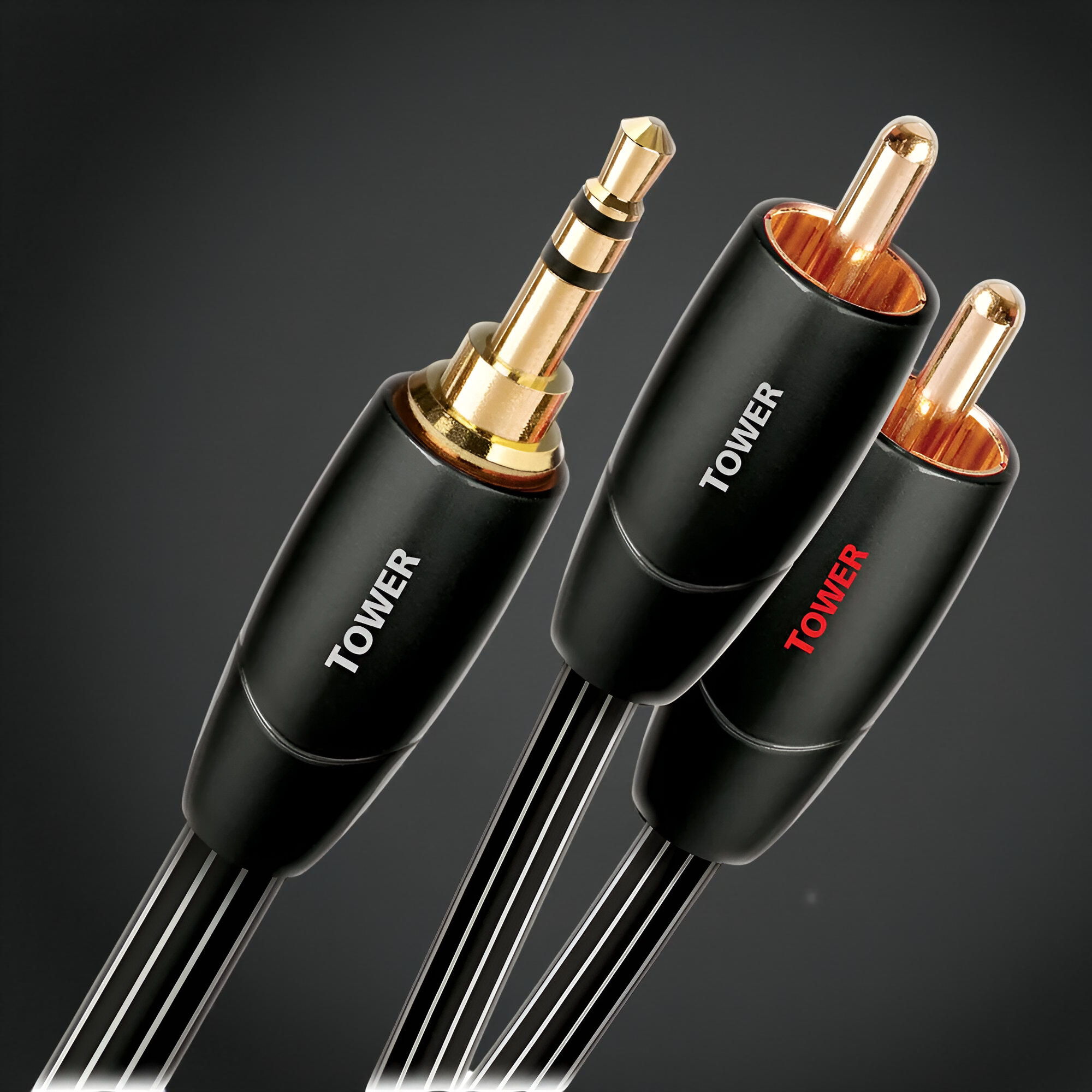 AUDIOQUEST TOWER INTERCONNECT CABLE - 2.0 METER, 3.5MM ...