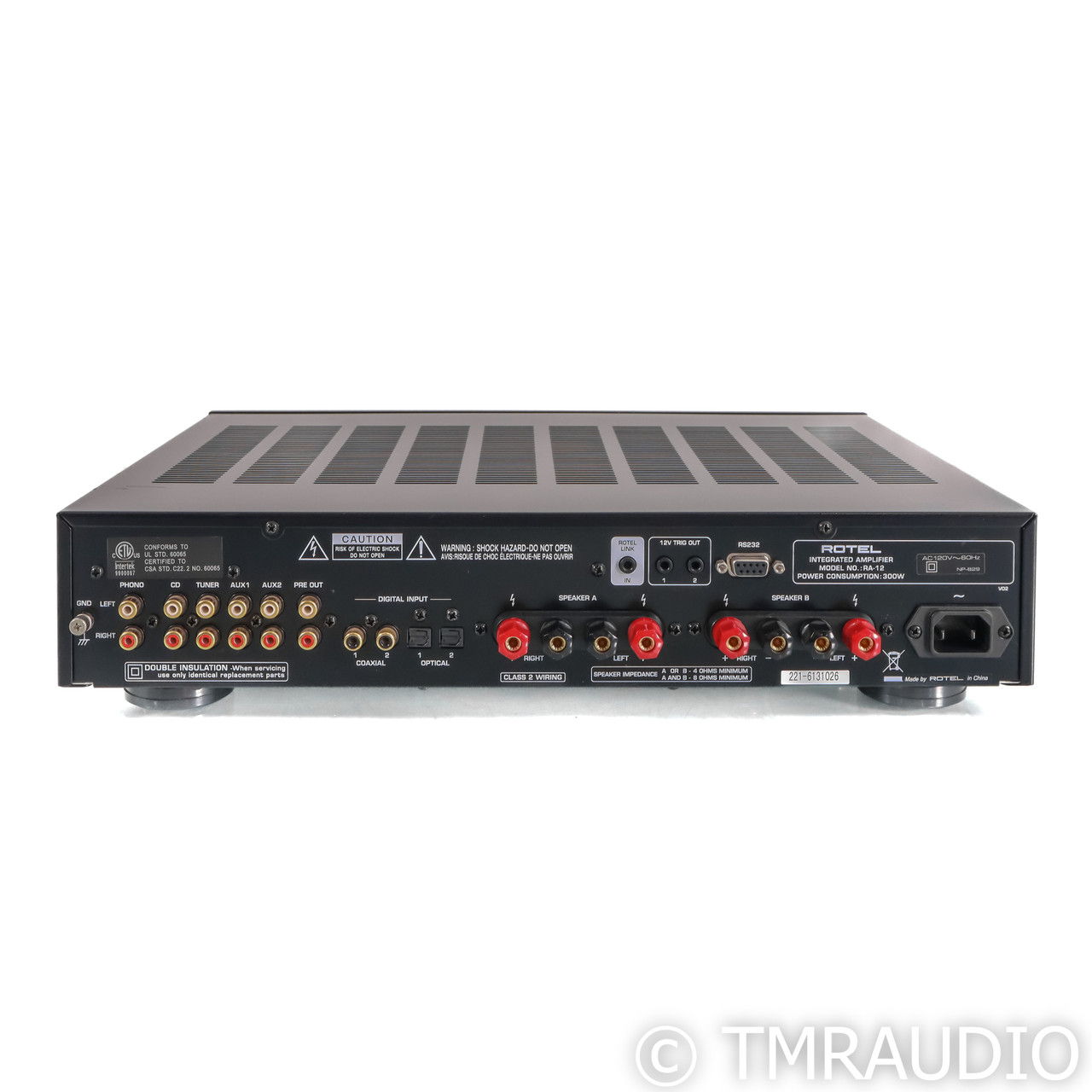 Rotel RA-12 Stereo Integrated Amplifier; MM Phono (65585) 5