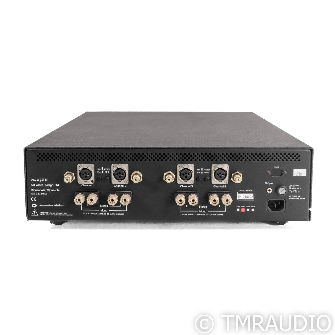 Bel Canto eVo 4 Gen II 4-Channel Power Amplifier (66510) 5