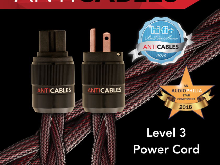 ANTICABLES Level 3 "Reference Series" Power Cord