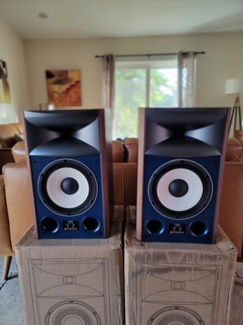 JBL 4306 Speakers and Custom Stands