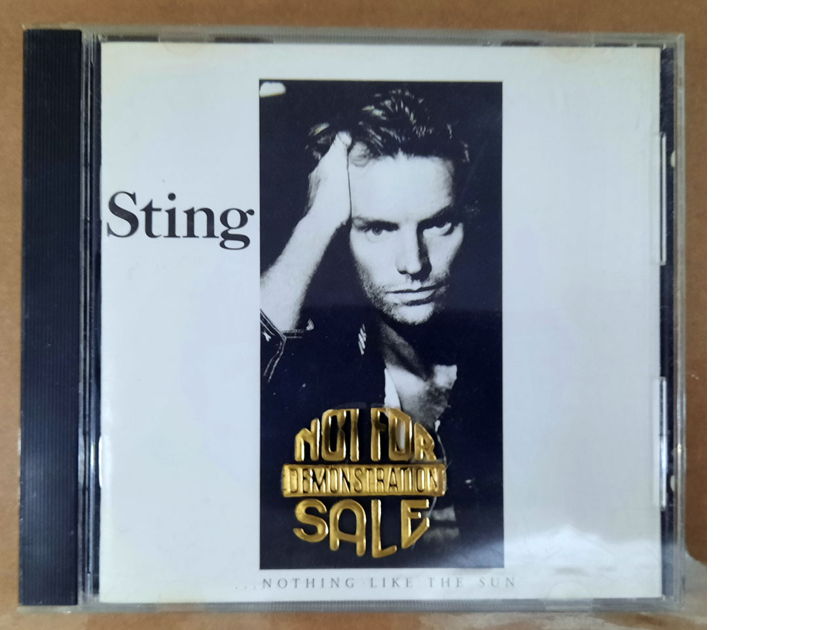 Sting – ...Nothing Like The Sun 1987 NM PROMO COMPACT DISC A&M CD 6402 / DX 2163