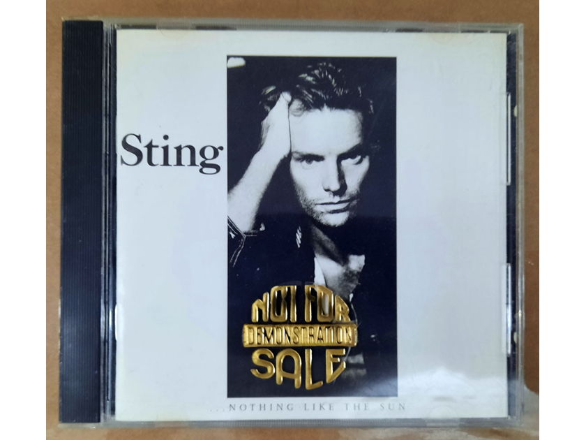 Sting – ...Nothing Like The Sun 1987 NM PROMO COMPACT DISC A&M CD 6402 / DX 2163