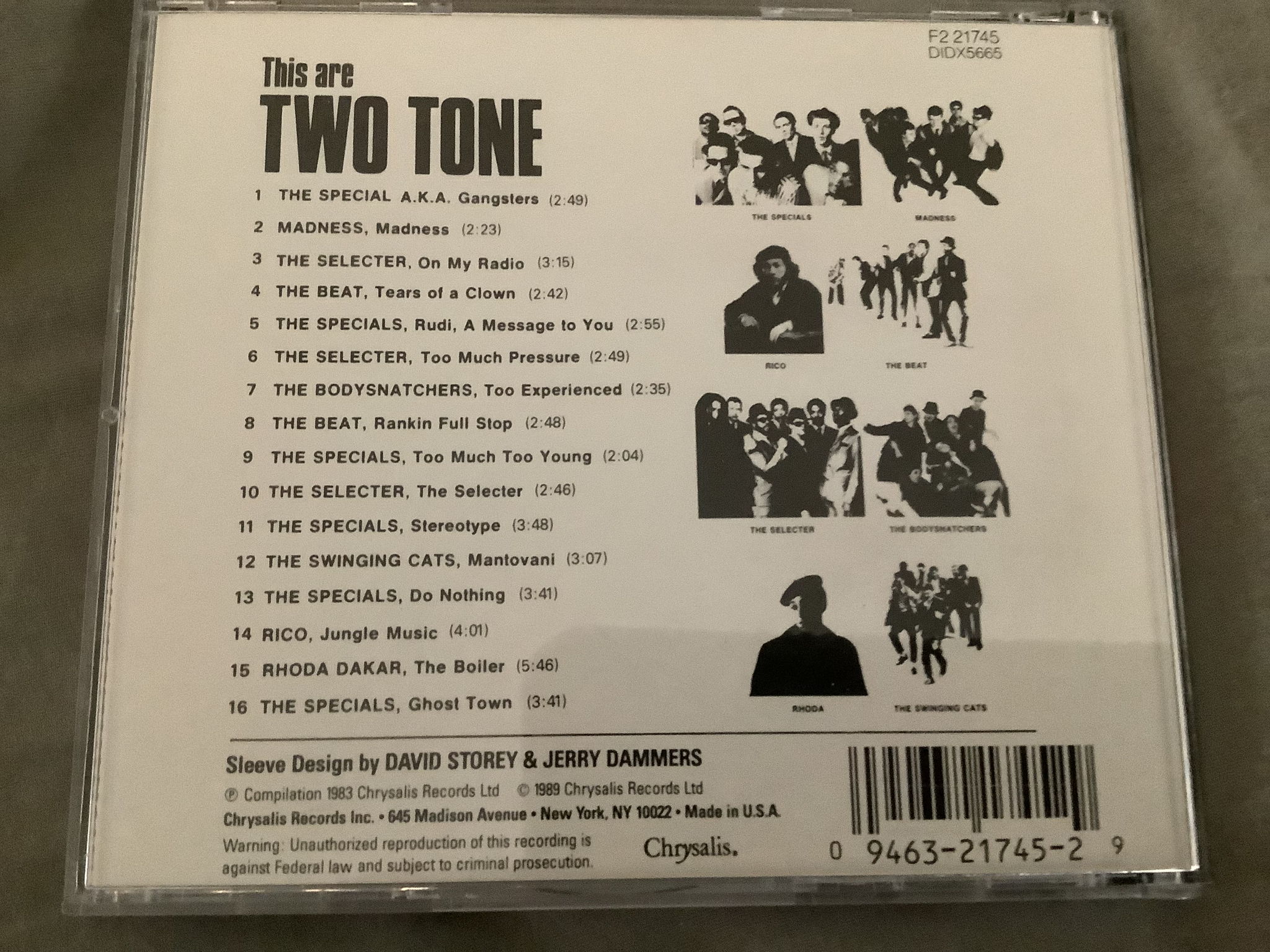 Various Artists Chrysalis Records  This Are Two Tone