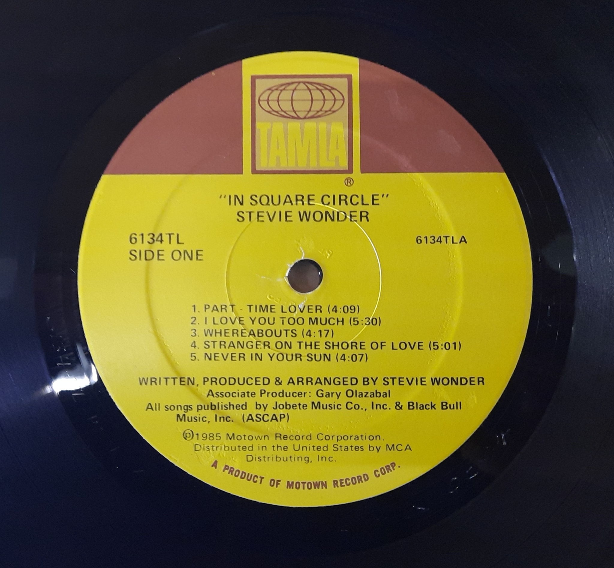 Stevie Wonder - In Square Circle 1985 NM- ORIGINAL VINY... 11