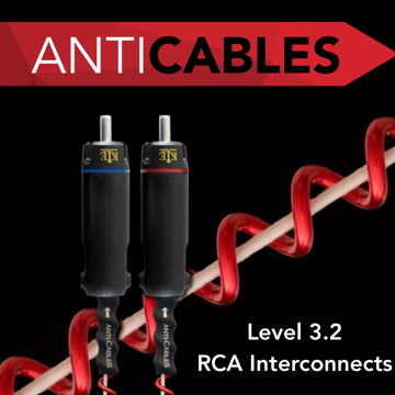 ANTICABLES Level 3.2 Reference RCA Analog Interconnects