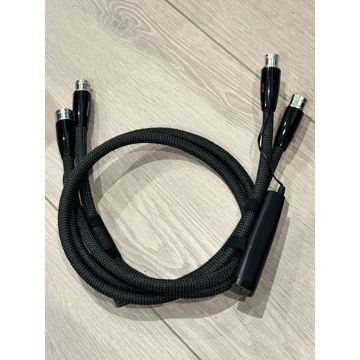 Pair AudioQuest Wind XLR Cables 1m Balanced Interconnec...