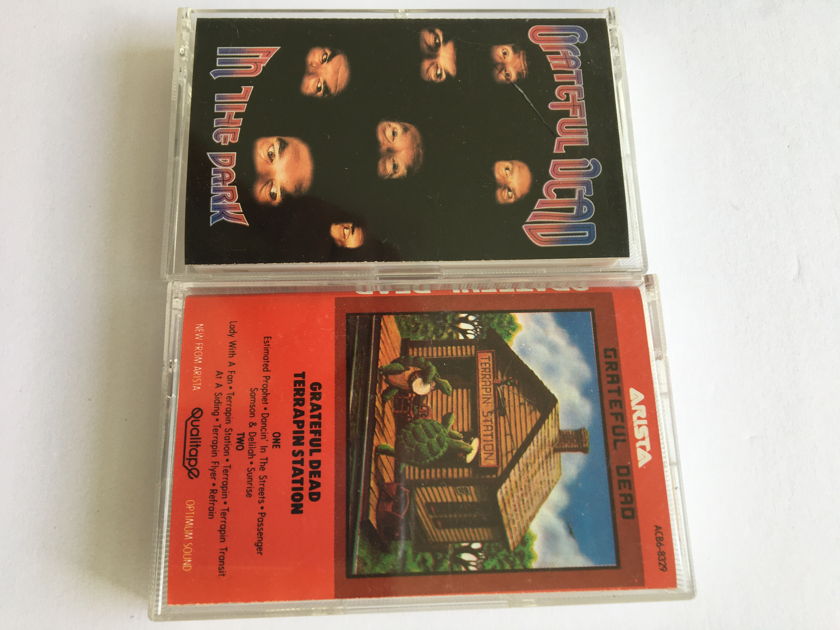 The grateful dead 2 audio cassette tapes In the dark & Terrapin Station