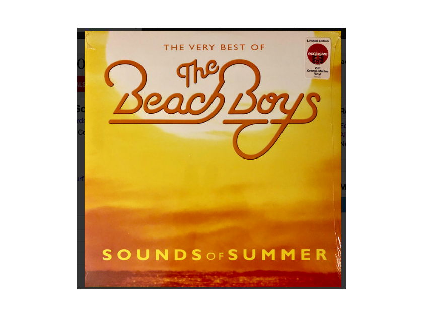 The Beach Boys Sounds of Summer - 2lp on Orange Vinyl Ltd Edition