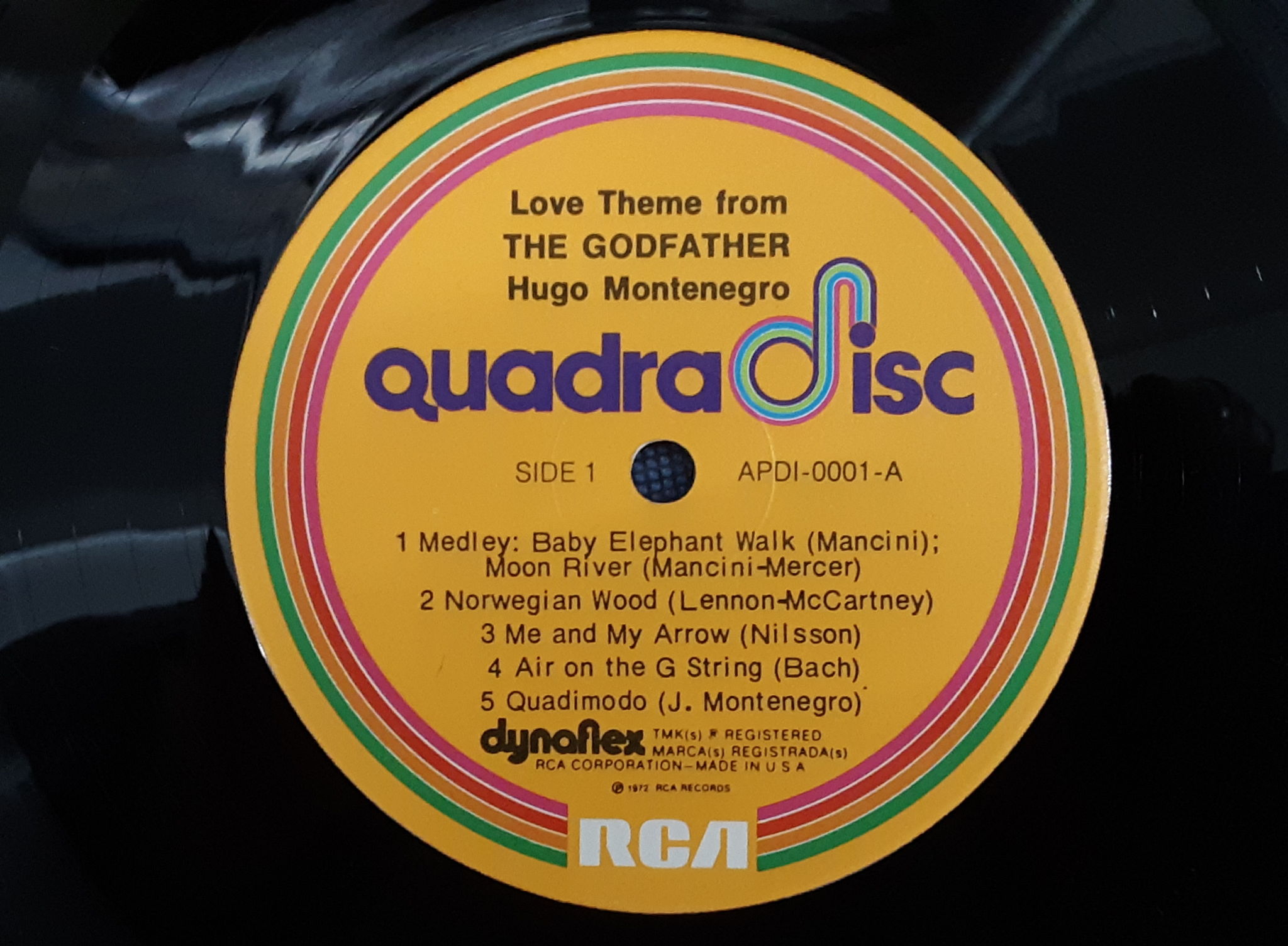 Hugo Montenegro - Love Theme From The Godfather / QUAD ... 6