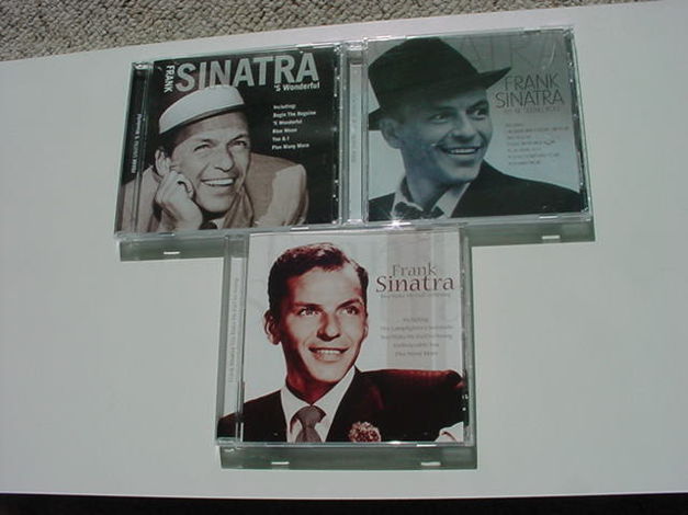 LOT OF 3 CD'S - Frank Sinatra Wonderful -- I'll be seei...
