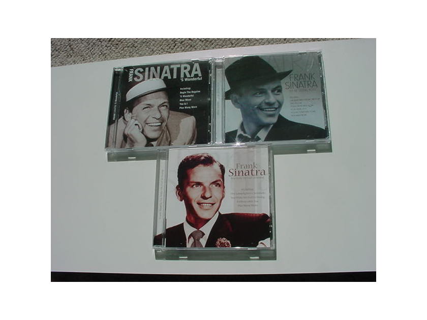 LOT OF 3 CD'S - Frank Sinatra Wonderful -- I'll be seeing you and you make me feel so young 2002 Canada