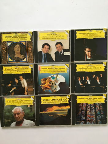 Deutsche Grammophon Cd lot of 9 cds Schumann Sibelius P...