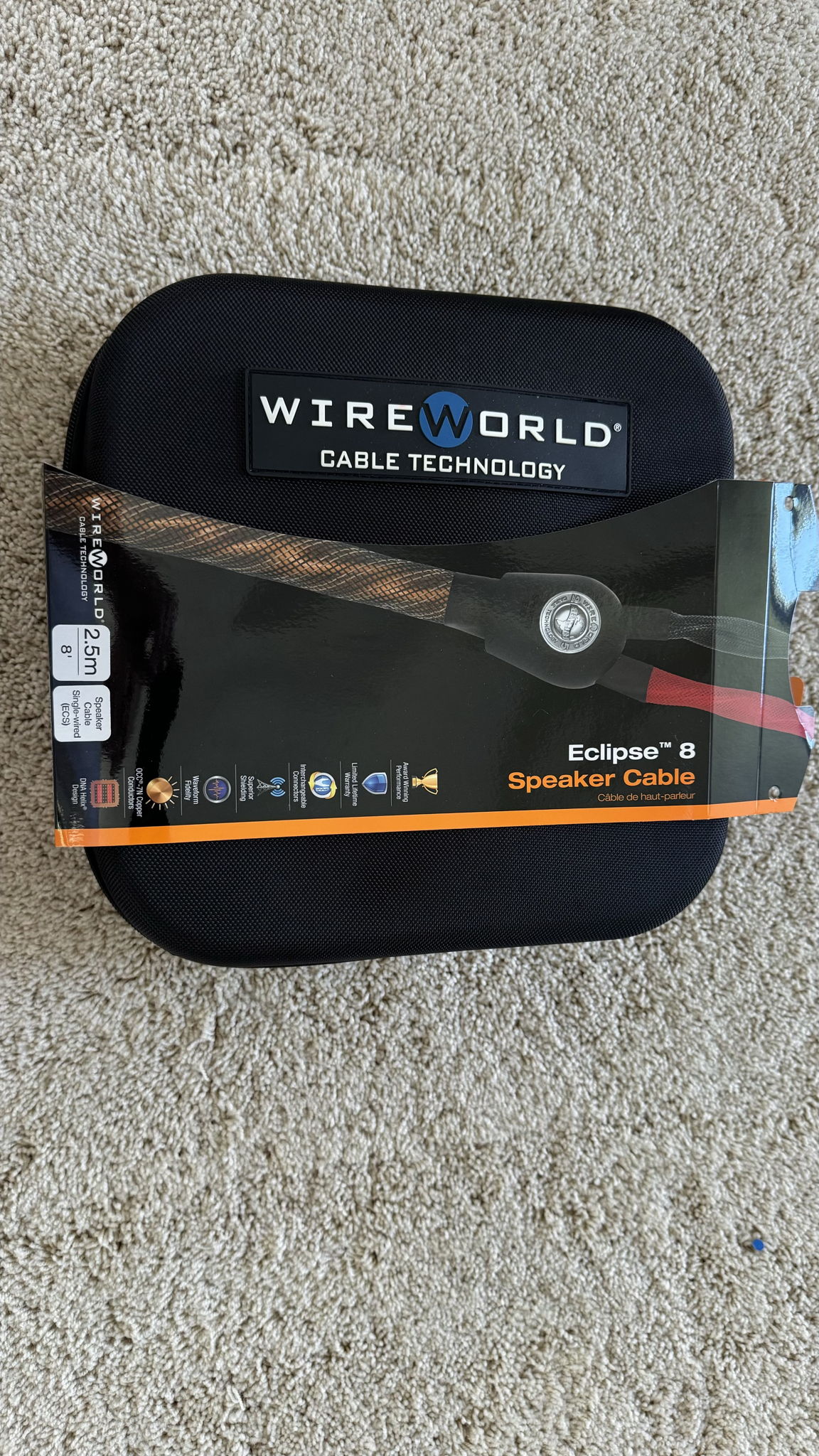 Wireworld Eclipse 8 Speaker Cables 2.5m 3