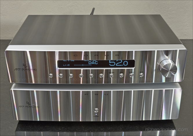 Jeff Rowland Corus world-class preamp with PSU power su...