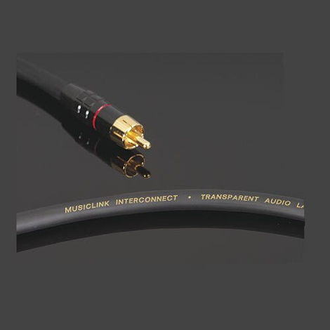 Transparent Audio MusicLink RCA Cable; Single 2m Interc...