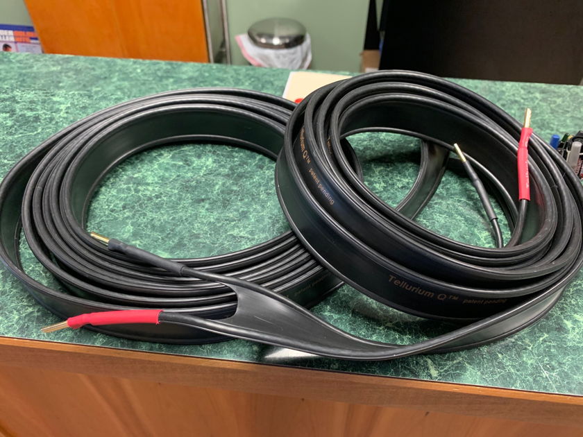 Tellurium Q Ultra Black Speaker Cables, 5 Meters, BFA Terminations