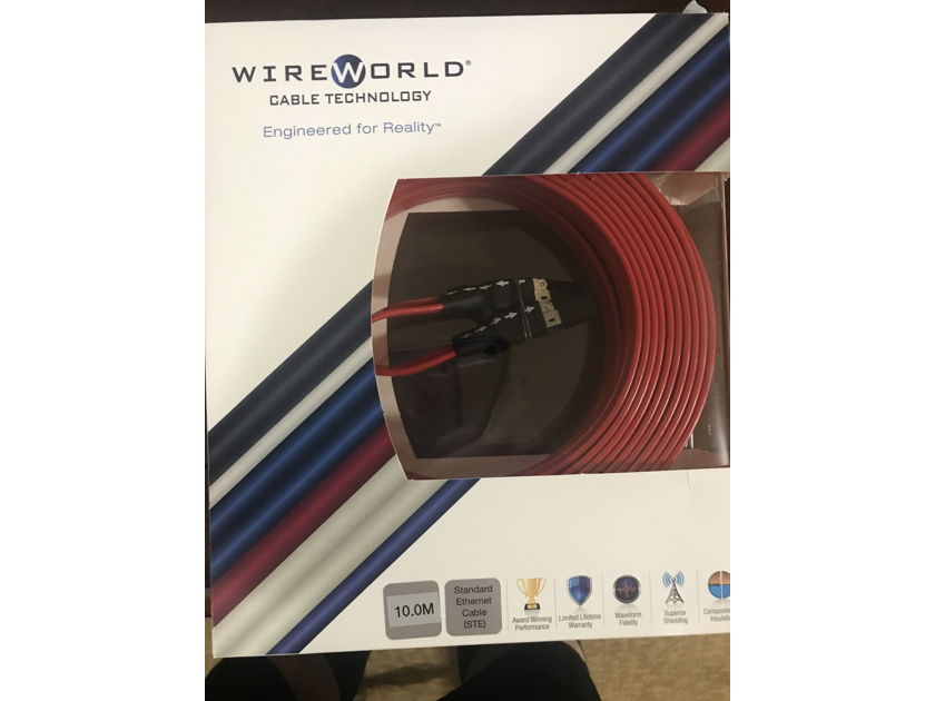 Wireworld Starlight 8 Twin Ax Ethernet 10.0M (NIB)