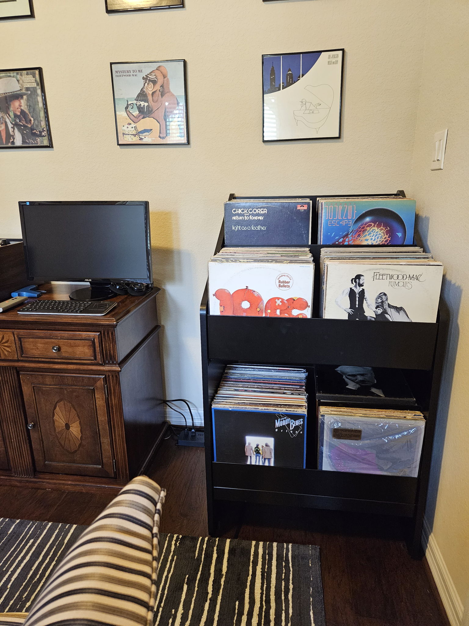 Album Rack & Credenza