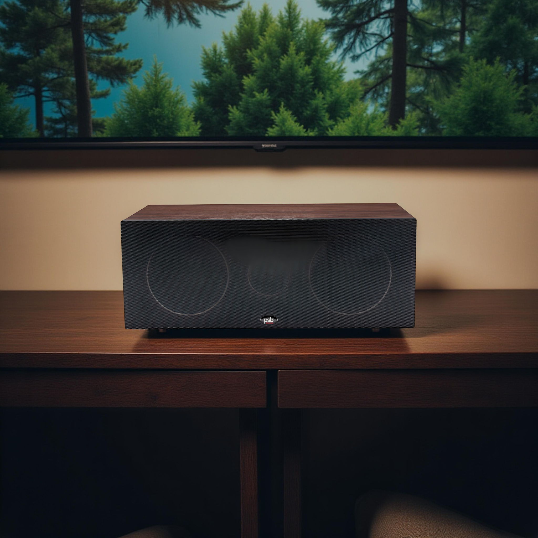 PSB Alpha C10 Center Speaker - Walnut Finish