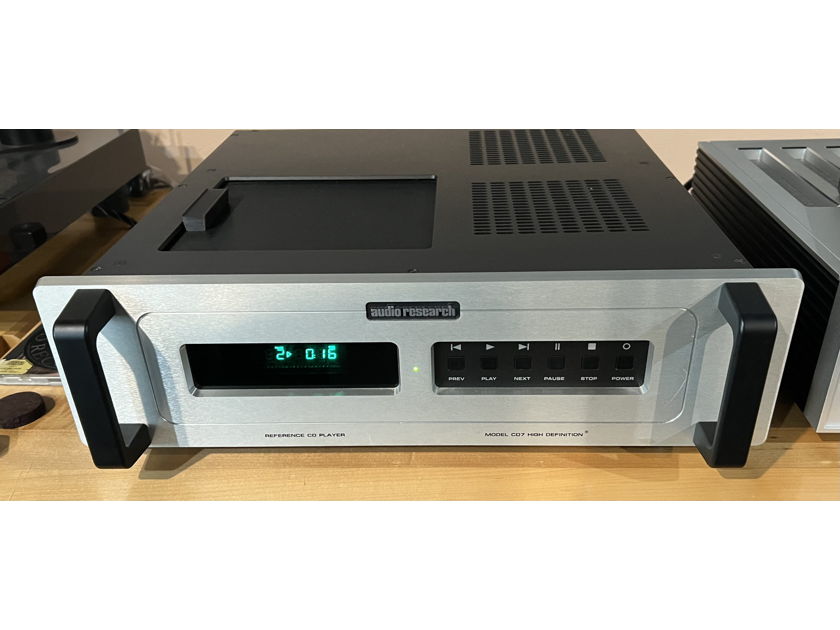 Audio Research Reference CD-7, Tube, top Loading Ref CD Player and CD Transport:
