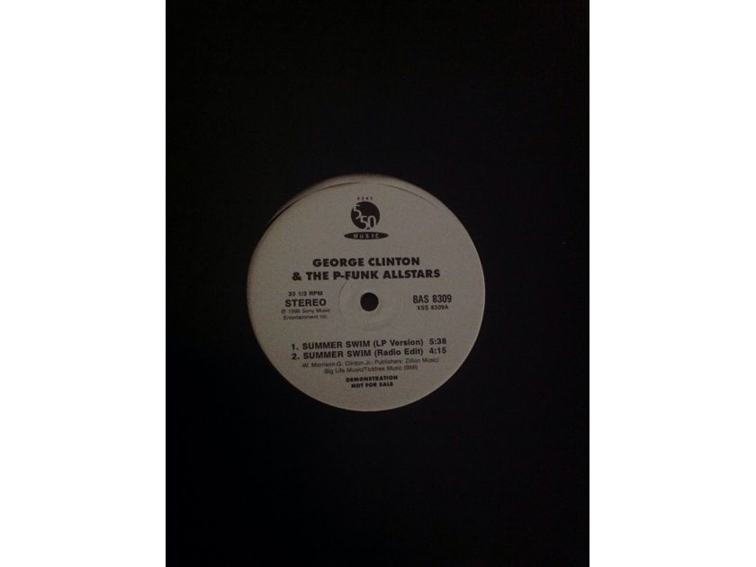 George Clinton & The P-Funk Allstars - Summer Swim Promo 12 Inch EP 550 Music Records Vinyl NM