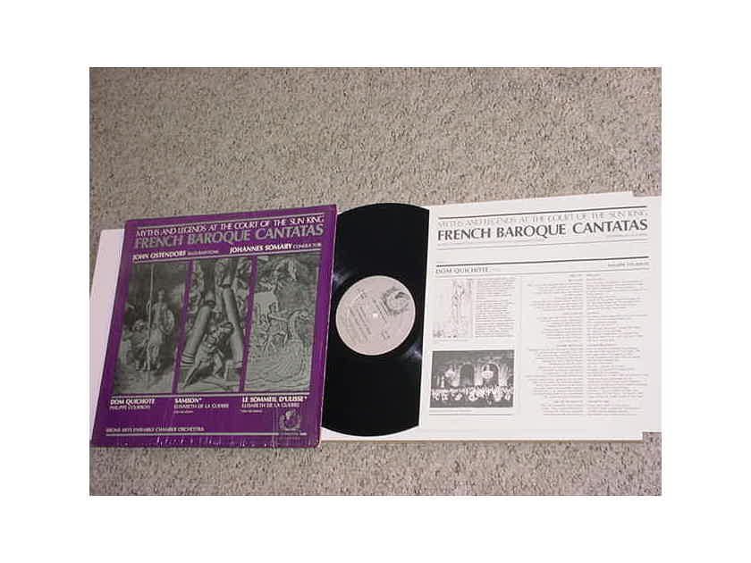 French Baroque Canatas John Ostendorf lp record myths legends at the court of the sun king