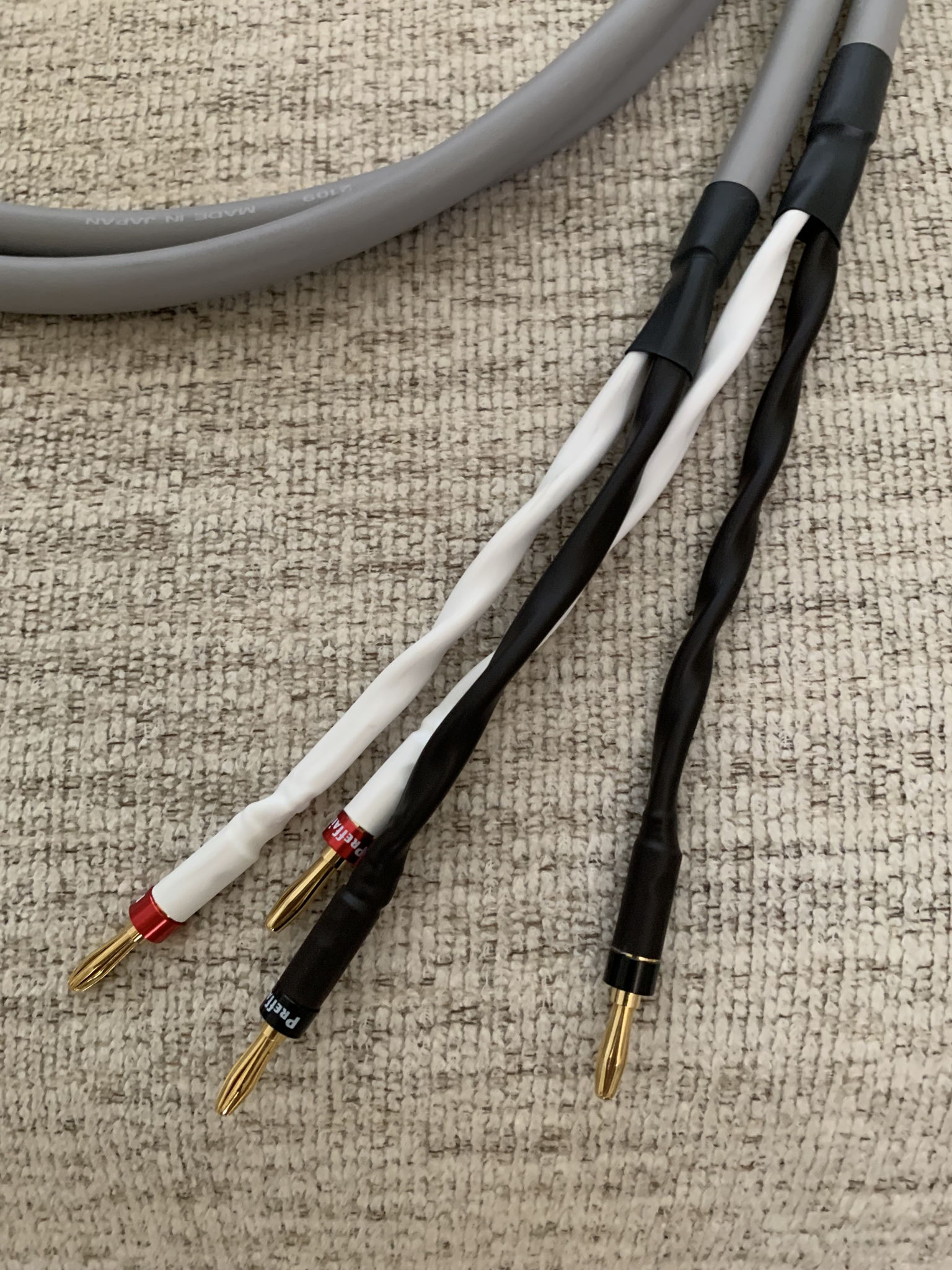 Canare 4S11  8ft pair speaker cables 3