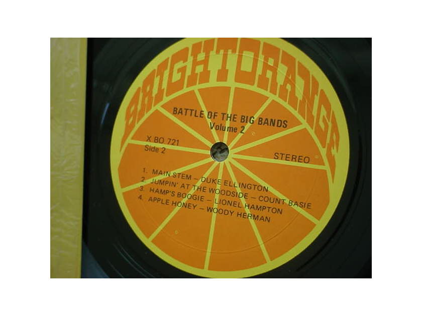 jazz Battle of the big bands vol2 - lp record shrink Bright Orange x-BO-721 lbl