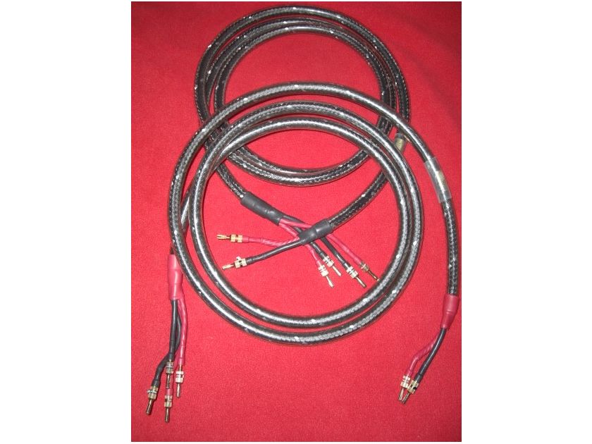 Straightwire Virtuoso H Biwire Speaker Cables *2.5 Meter Pair* W/Bananas