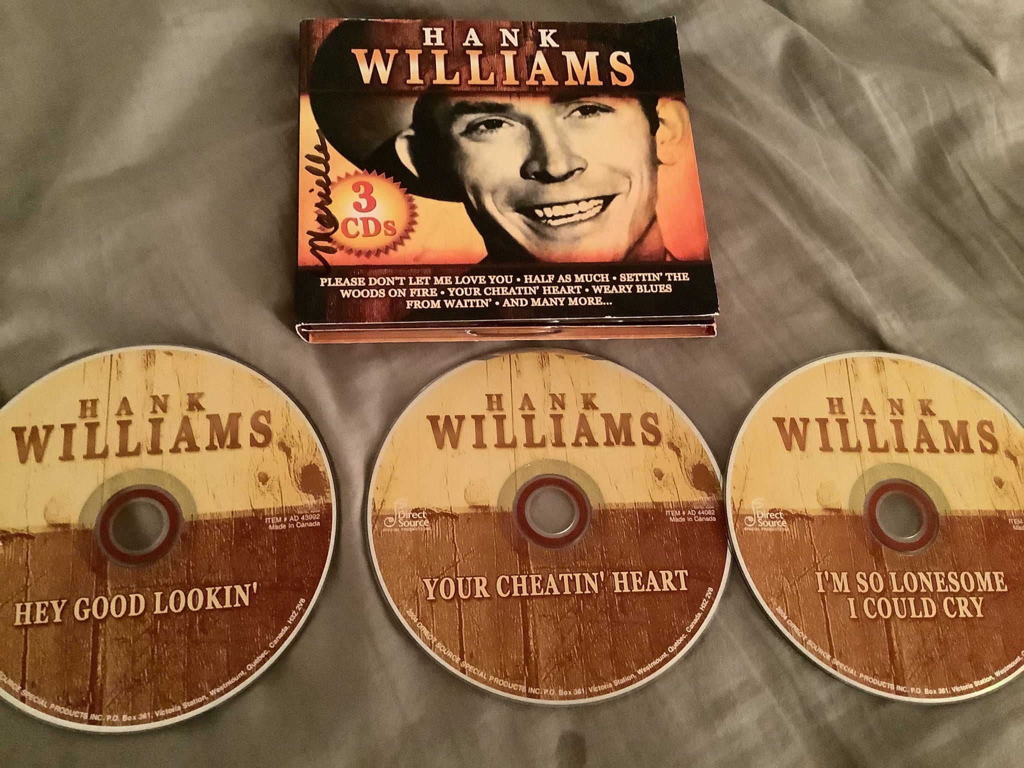 Hank Williams 3 CD Set 30 Tracks  I’m So Lonesome I Cou...