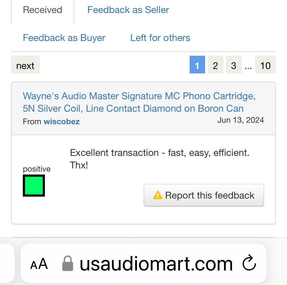 Wayne's Audio "Master Signature" MC Phono Cartridge, 5N... 14