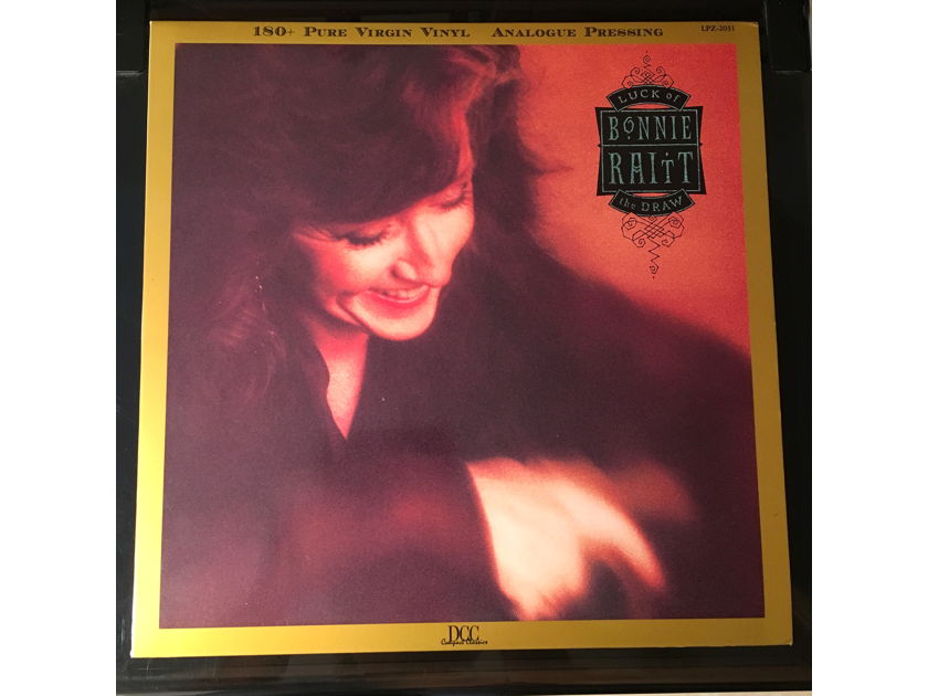 Bonnie Raitt "Luck of the Draw" DCC LPZ 2031 RM. Ltd Ed, 180g Virgin Vinyl... $58