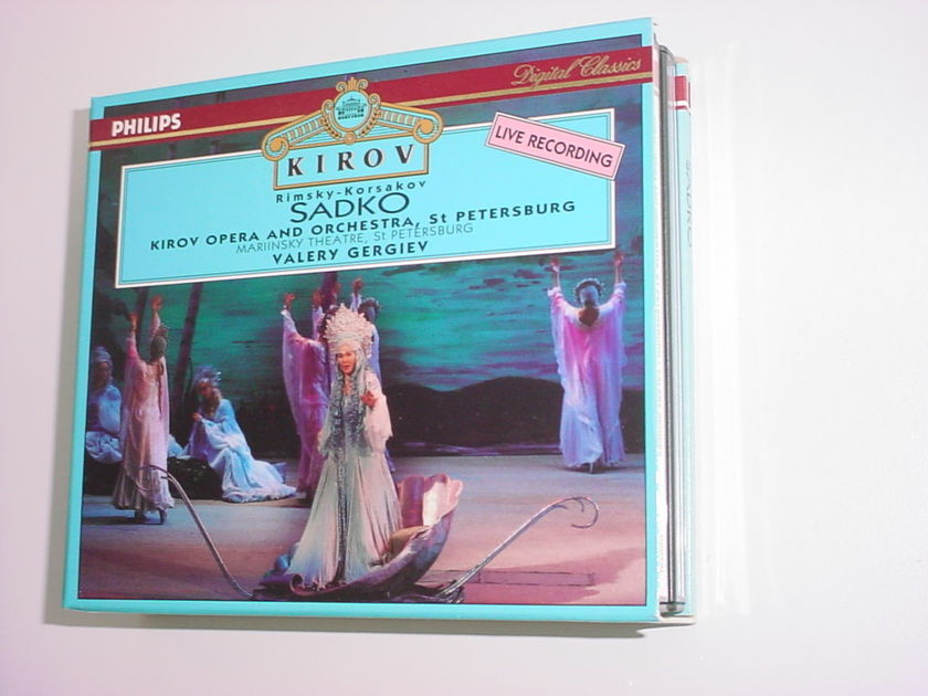 PHILIPS Digital Classics 3 cd box set KIROV Rimsky Korsakov Sadko Valery Gergiev