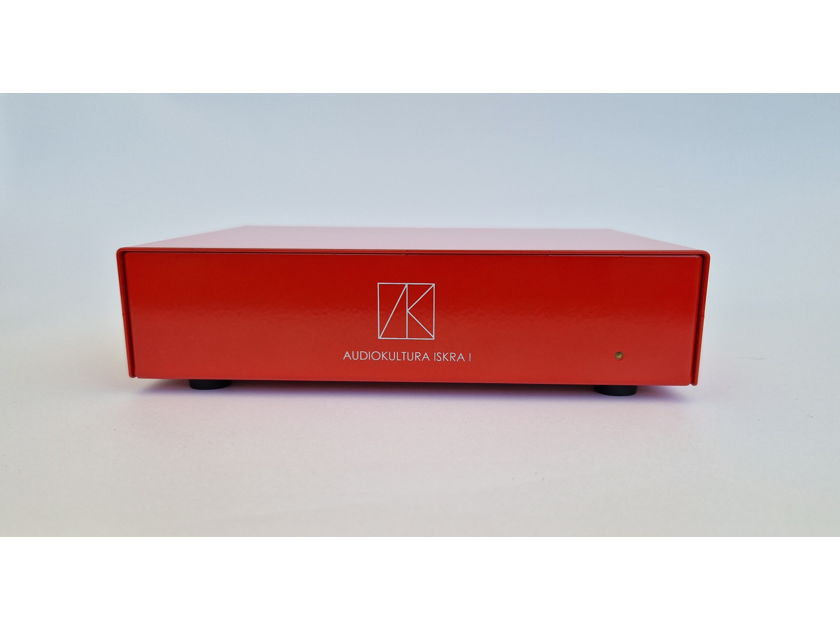 Iskra1 by Audiokultura, MM/MC Phono Stage, Traffic Red. Brand New.