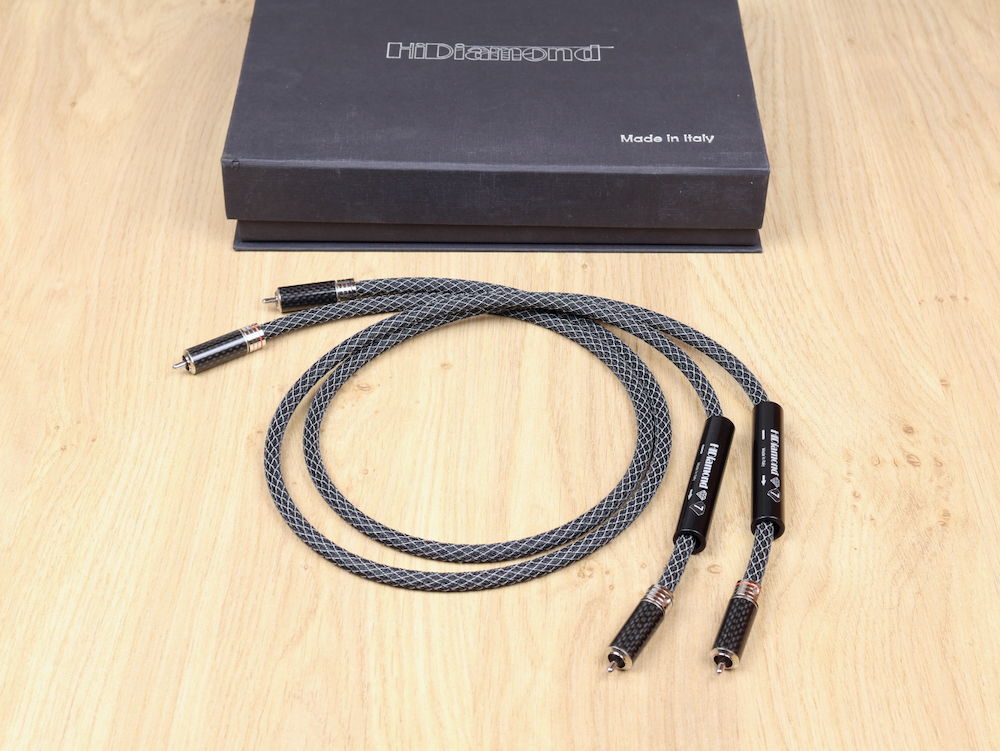 HiDiamond D7 audio interconnects RCA 1,0 metre