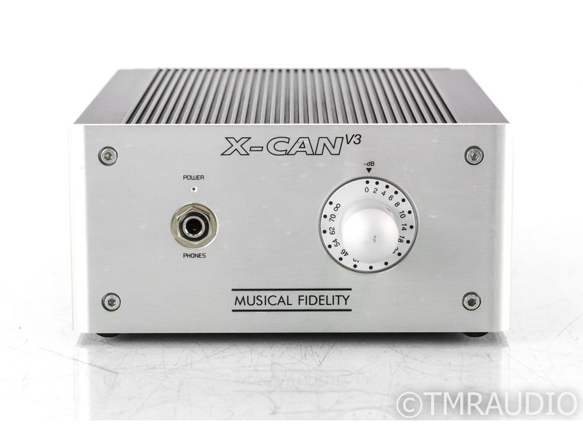 Musical Fidelity X-CAN v3 Headphone Amplifier; X Can 3 w/ X-PSU v3 Power Supply (35565)